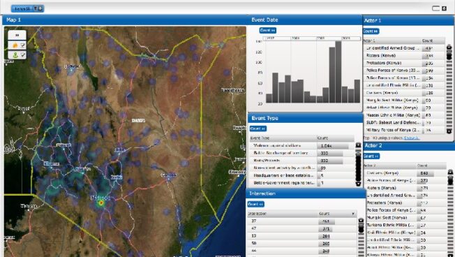 Real-Time Map of Kenyan Political Violence