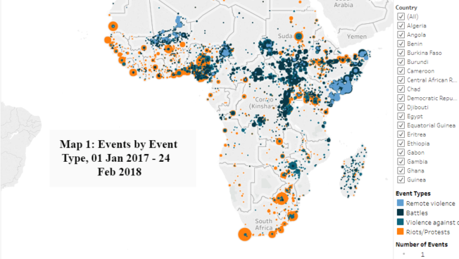 Recent Trends in Political Violence & Protests in Africa