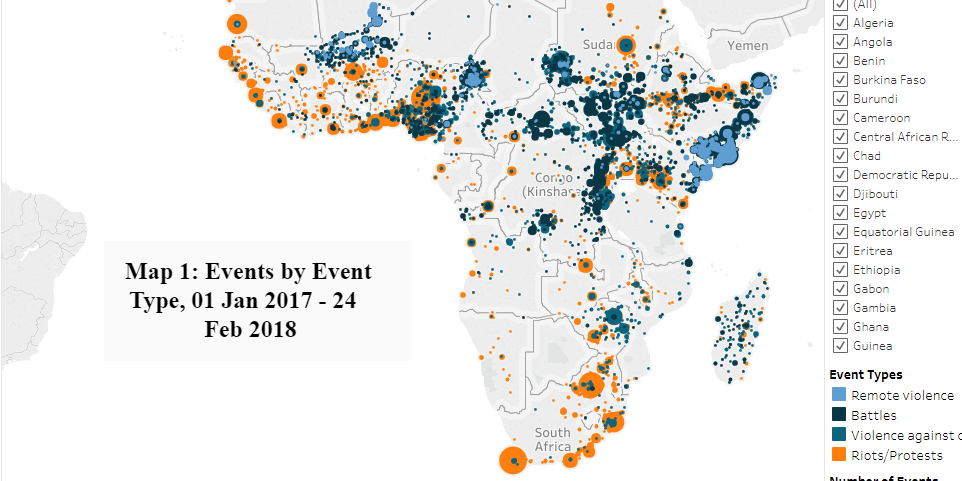 Recent Trends In Political Violence Protests In Africa Acled