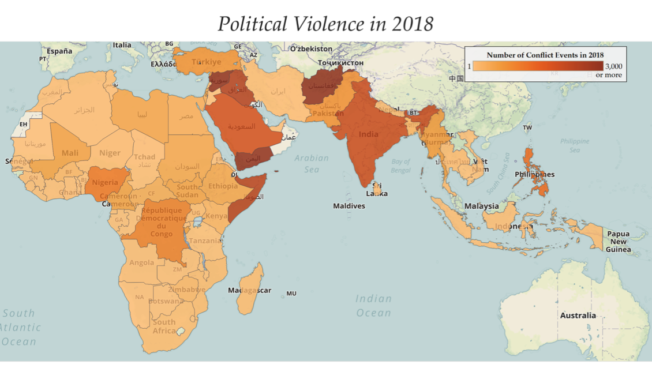 While Overall Violence has Declined in 2018, Conflict is Spreading