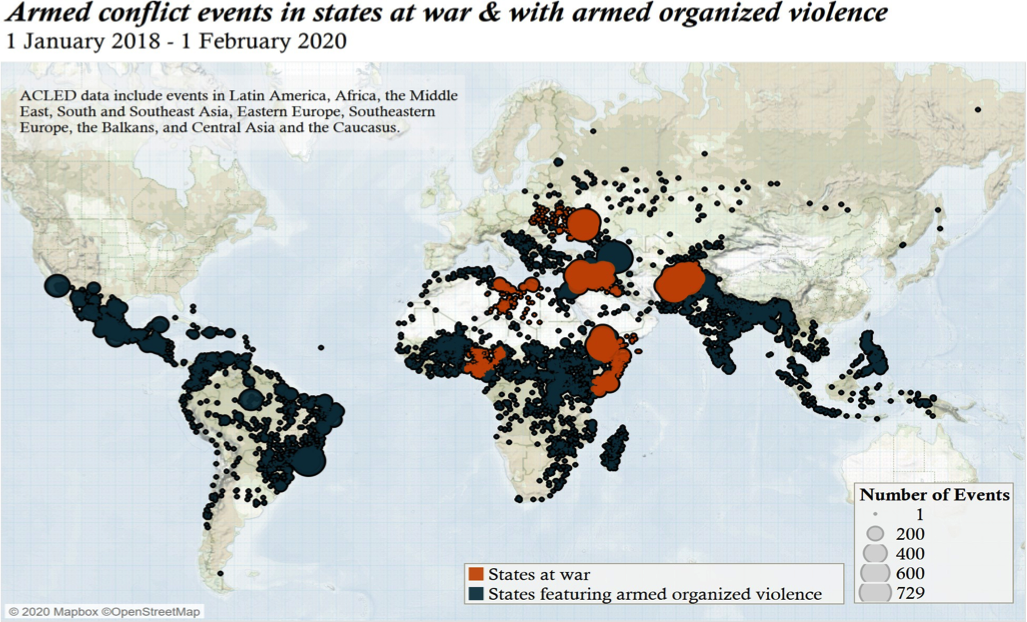 What sparked an armed conflict in the mid 1830s? *