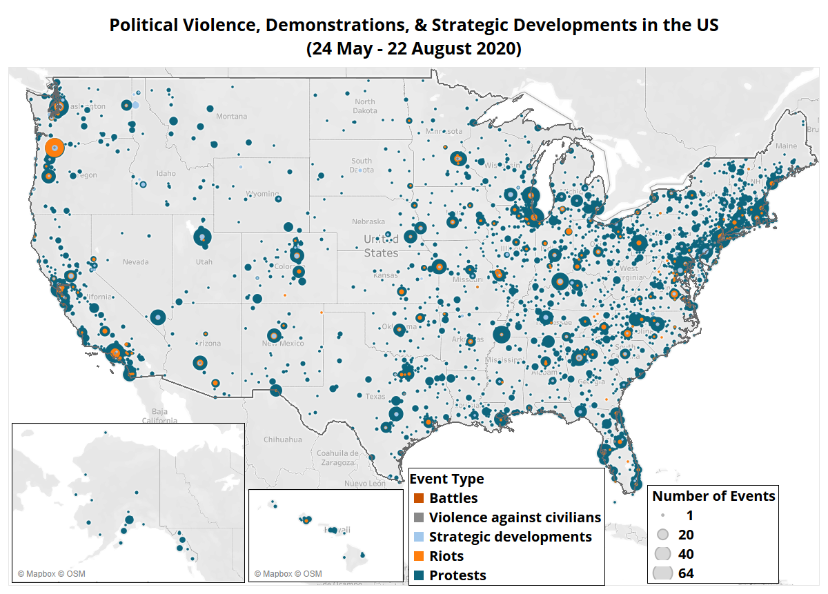 Demonstrations and Political Violence in America: New Data for Summer 2020