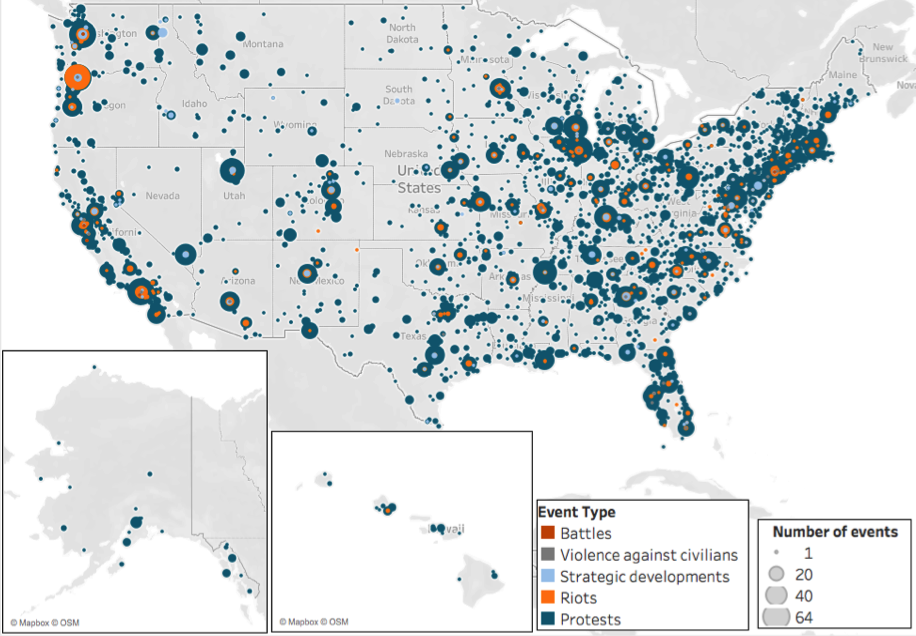 Demonstrations and Political Violence in America: New Data for Summer 2020