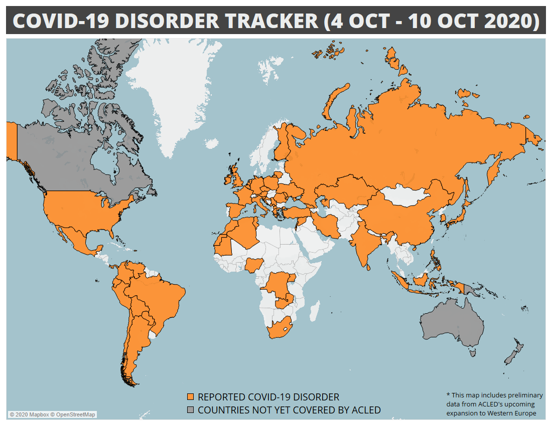 Covid 19 Disorder Tracker Acled