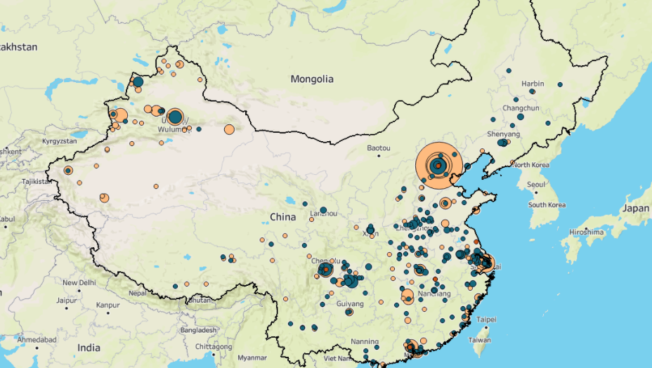 Violence Against Civilians by State Forces in Mainland China: 2018-2020