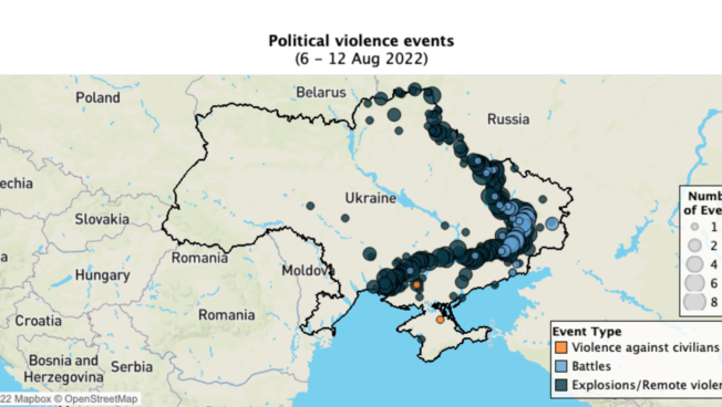 Ukraine Crisis: 6-12 August 2022