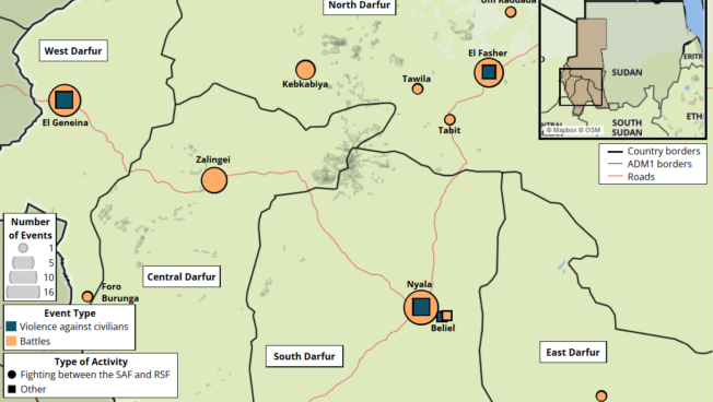 Analysis of the latest political violence and protest trends in Sudan, as of May 2023.