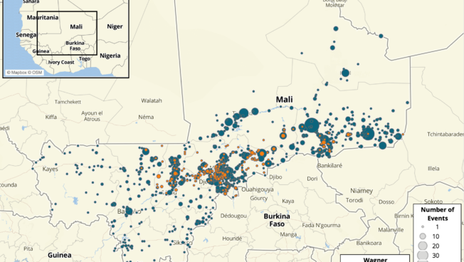 This report analyzes ACLED data on Wagner Group conflict activity across the globe, with an in-depth focus on Ukraine, the Central African Republic, and Mali.