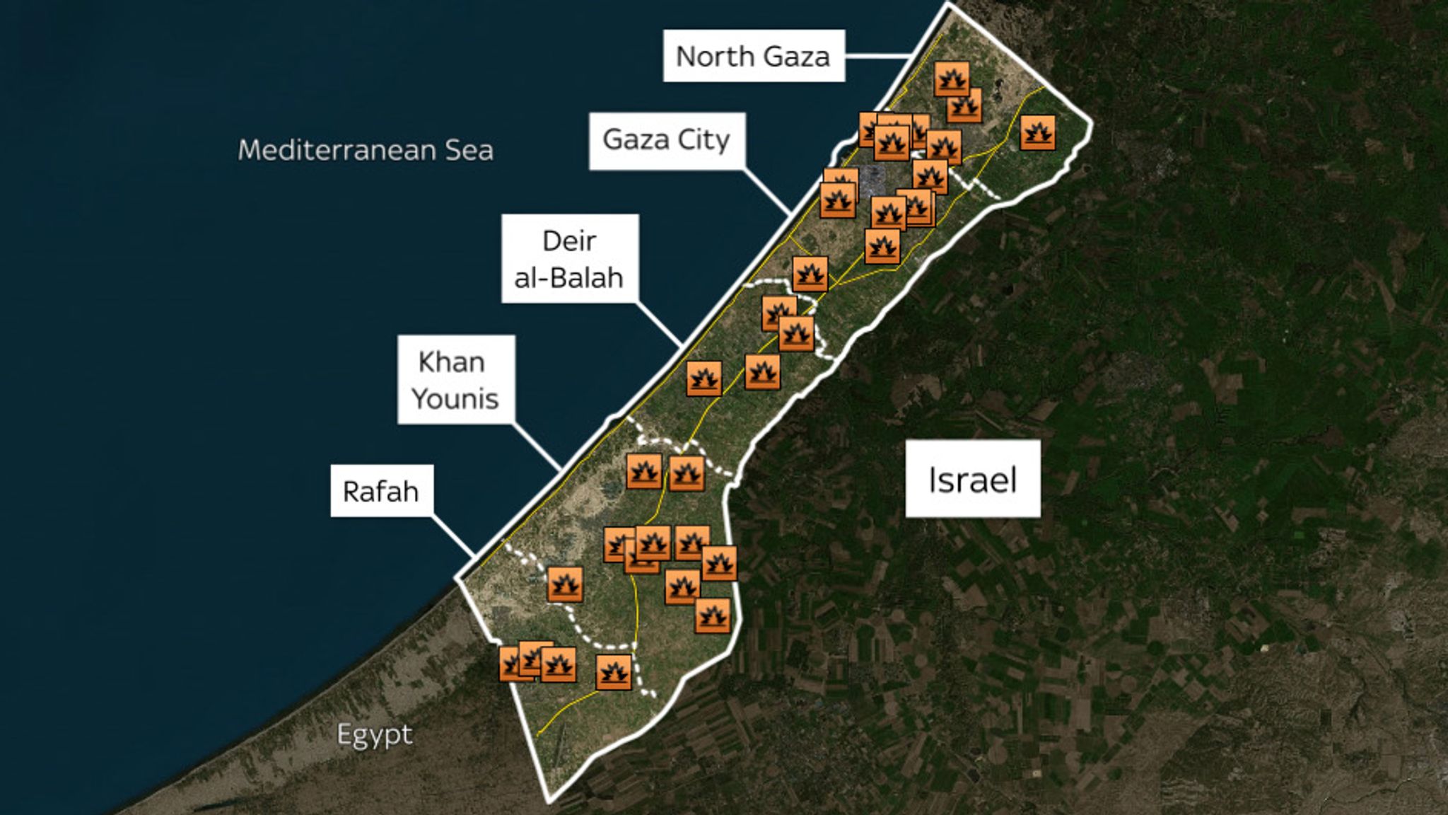Gaza Internet Connectivity Decimated as Israel Bombs