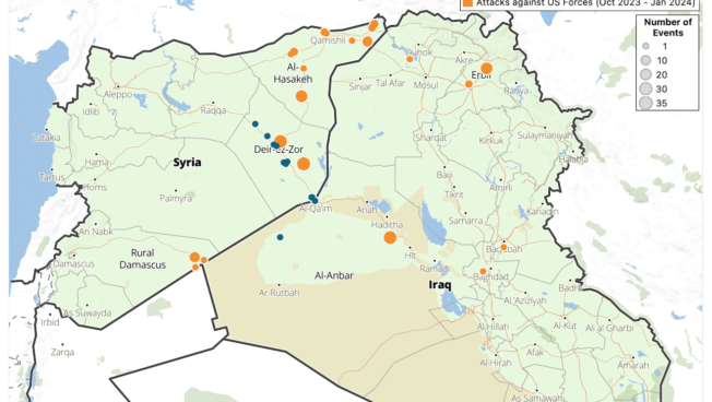 ACLED Factsheet | US strikes and counter-strikes in the Middle East (Updated 2/9/23)