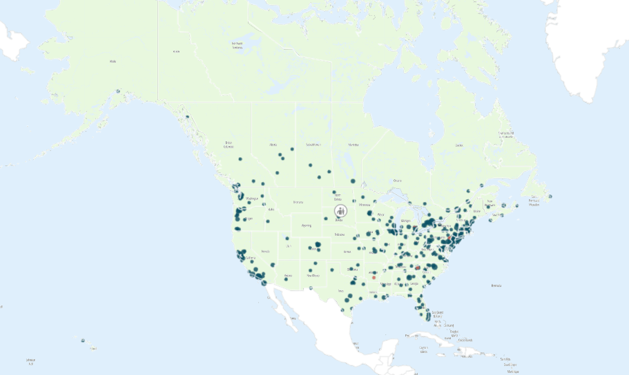 Map - Thumbnail - US Canada Overview June 2024