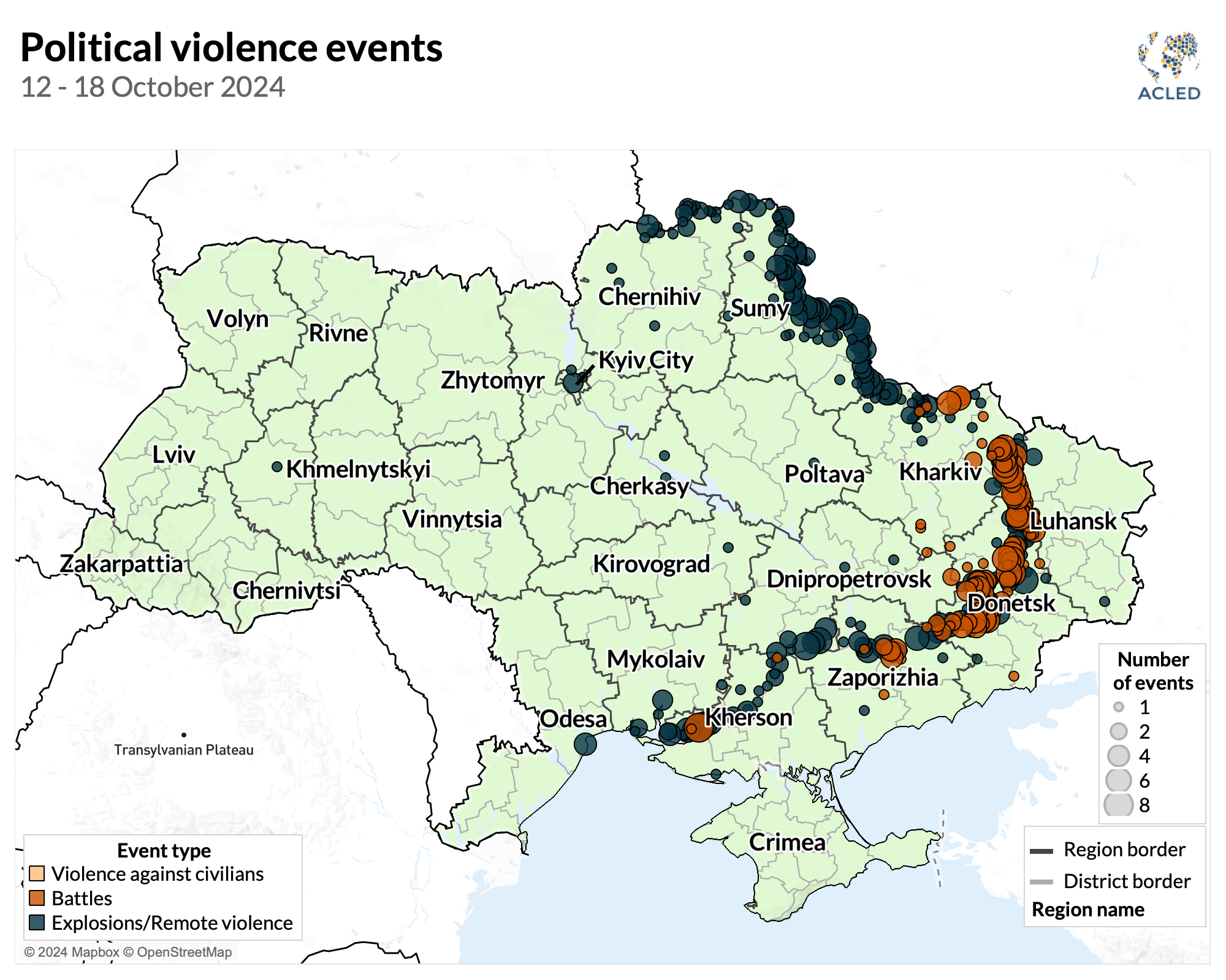 Map-Ukraine War Situation Update: 19 October – 25 October