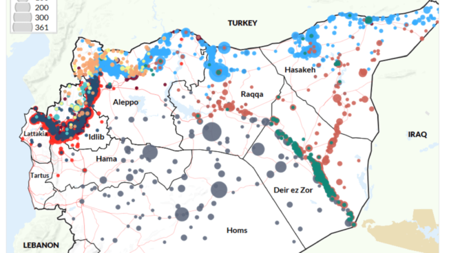 Syria: Which groups have been fighting each other and where?