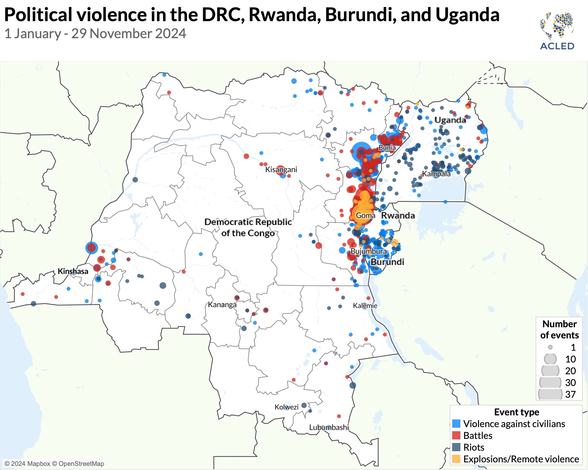 Map - Conflict Watchlist 2025