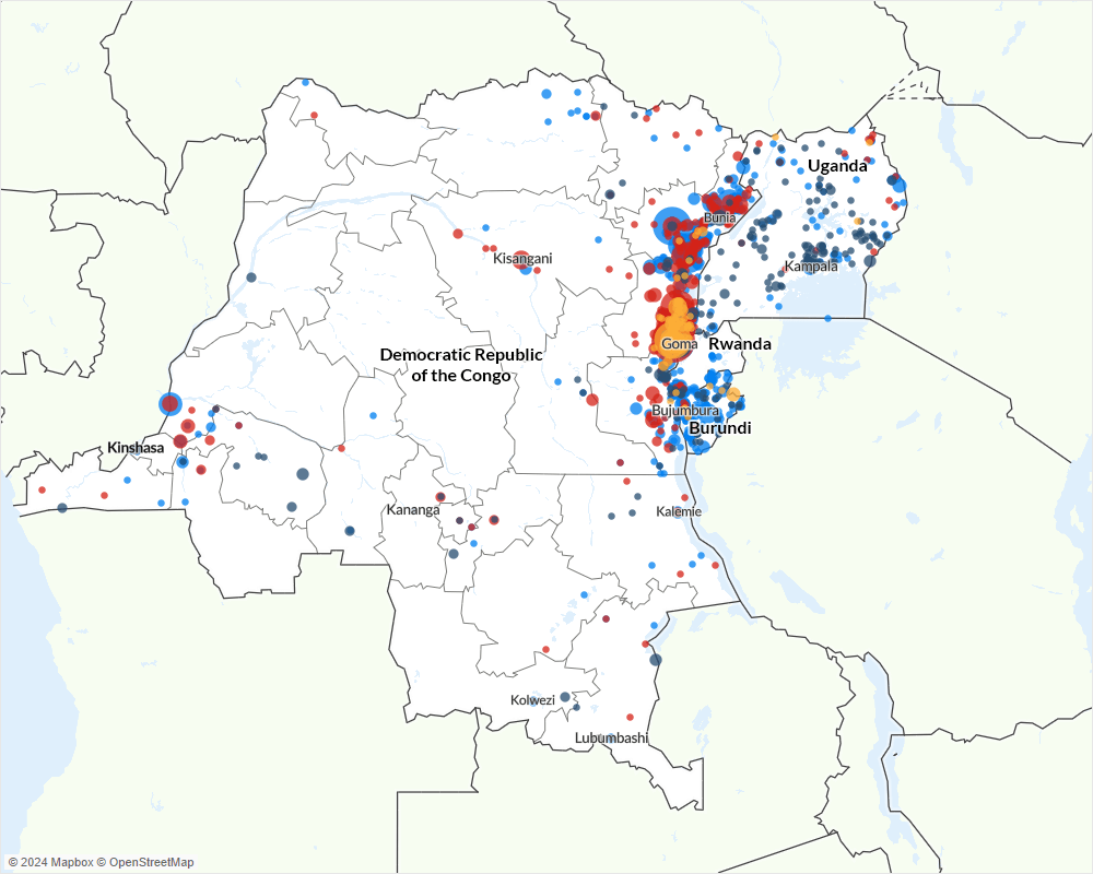 Map - Conflict Watchlist 2025