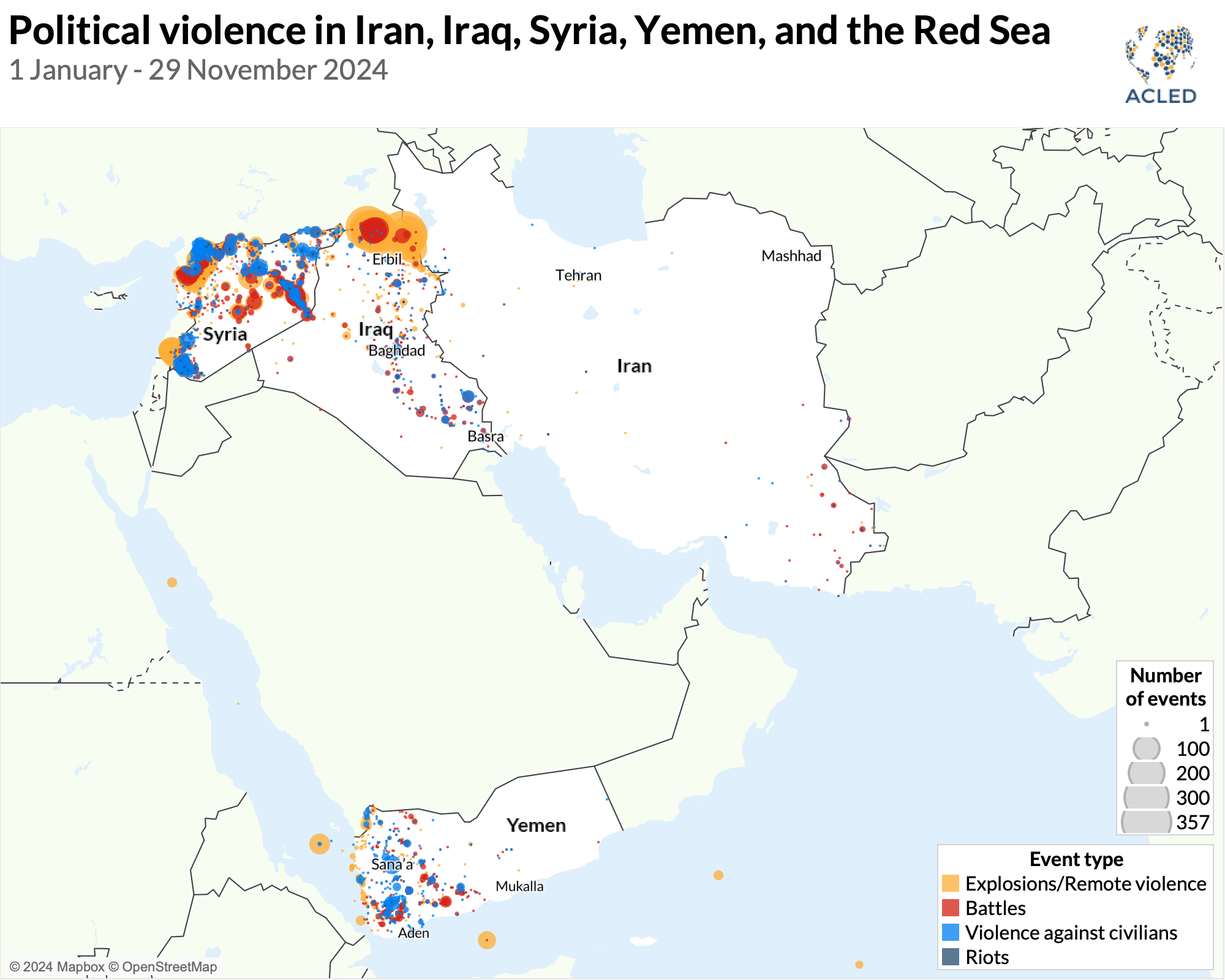 Map - Conflict Watchlist 2025