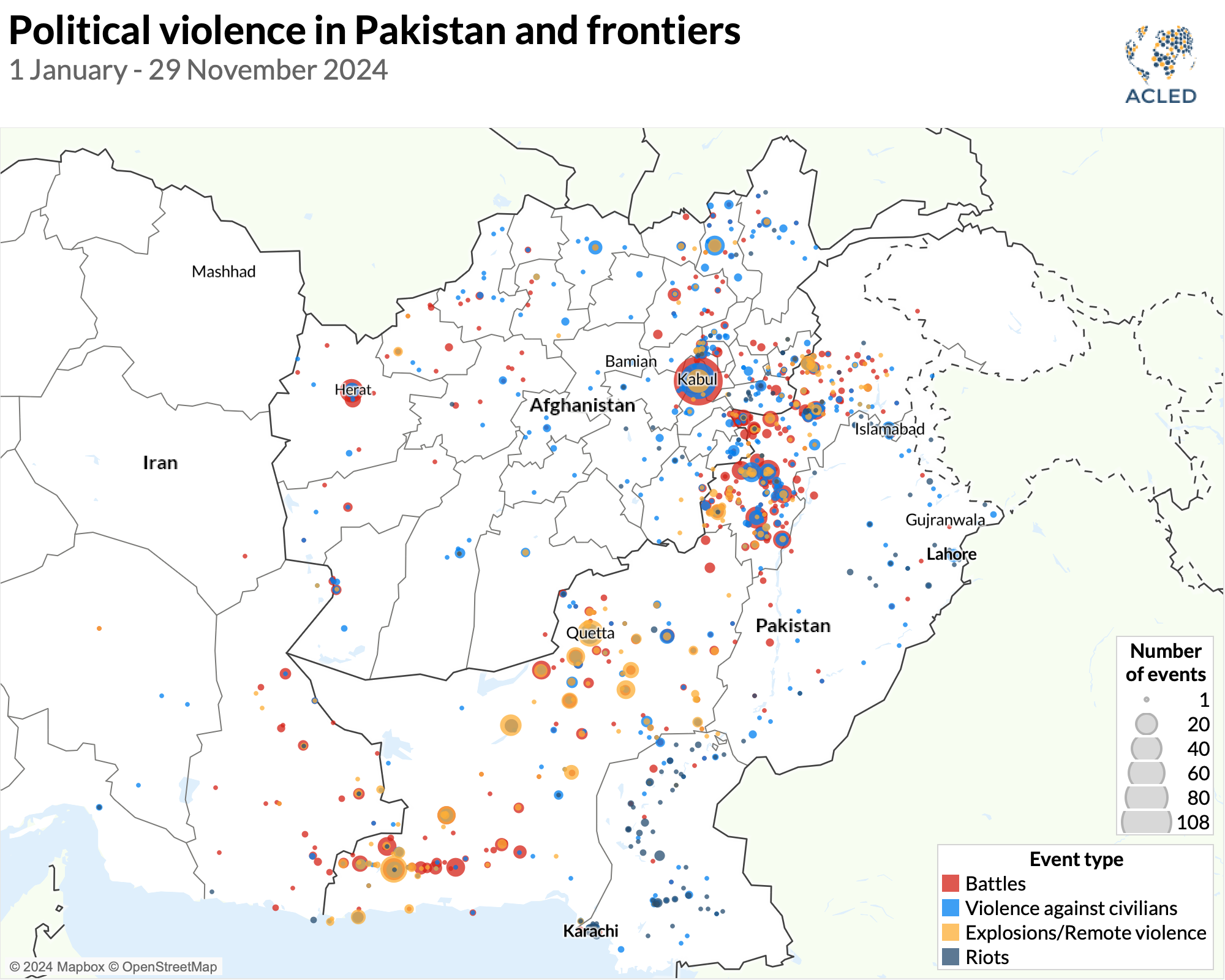 Map - Conflict Watchlist 2025