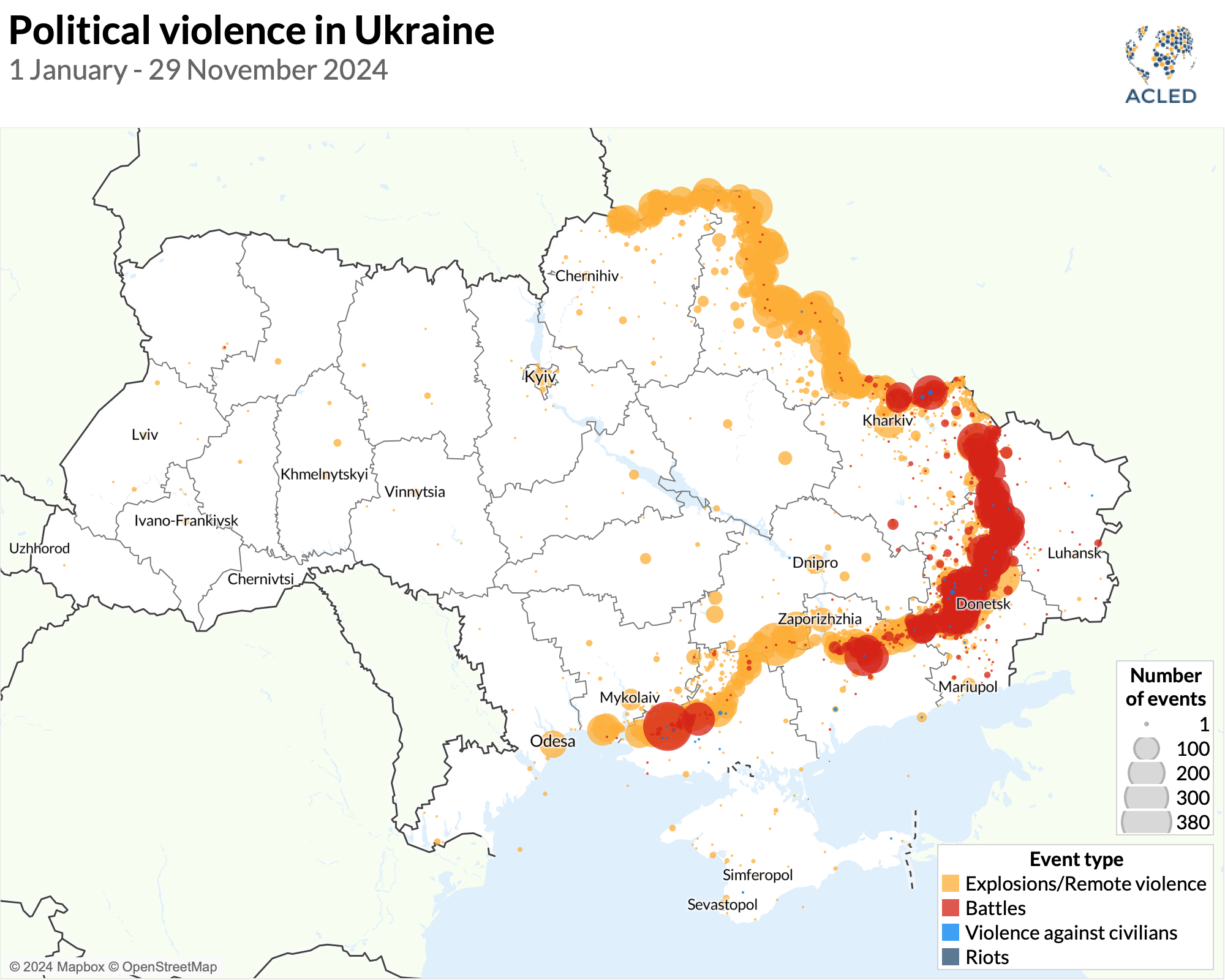 Map - Conflict Watchlist 2025