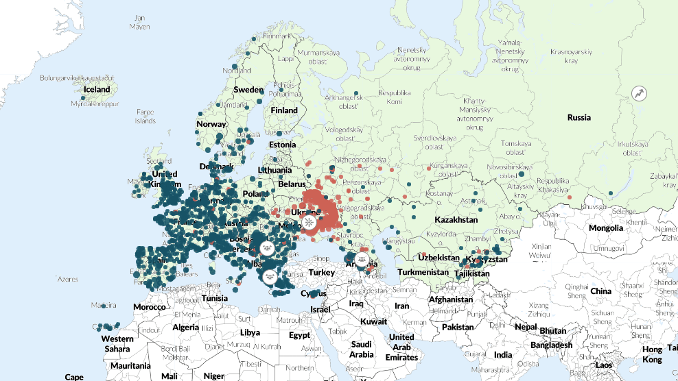 Map - Regional Overview Europe and Central Asia February 2025