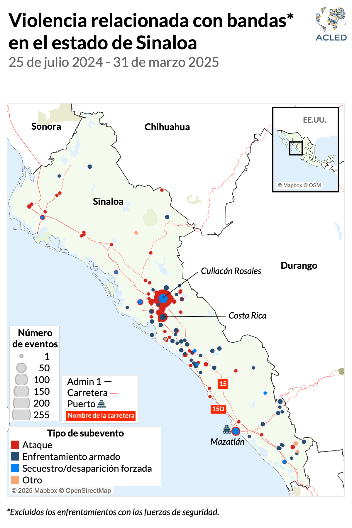 Map 2- Cómo la fractura del Cártel de Sinaloa está redibujando el mapa del crimen en México