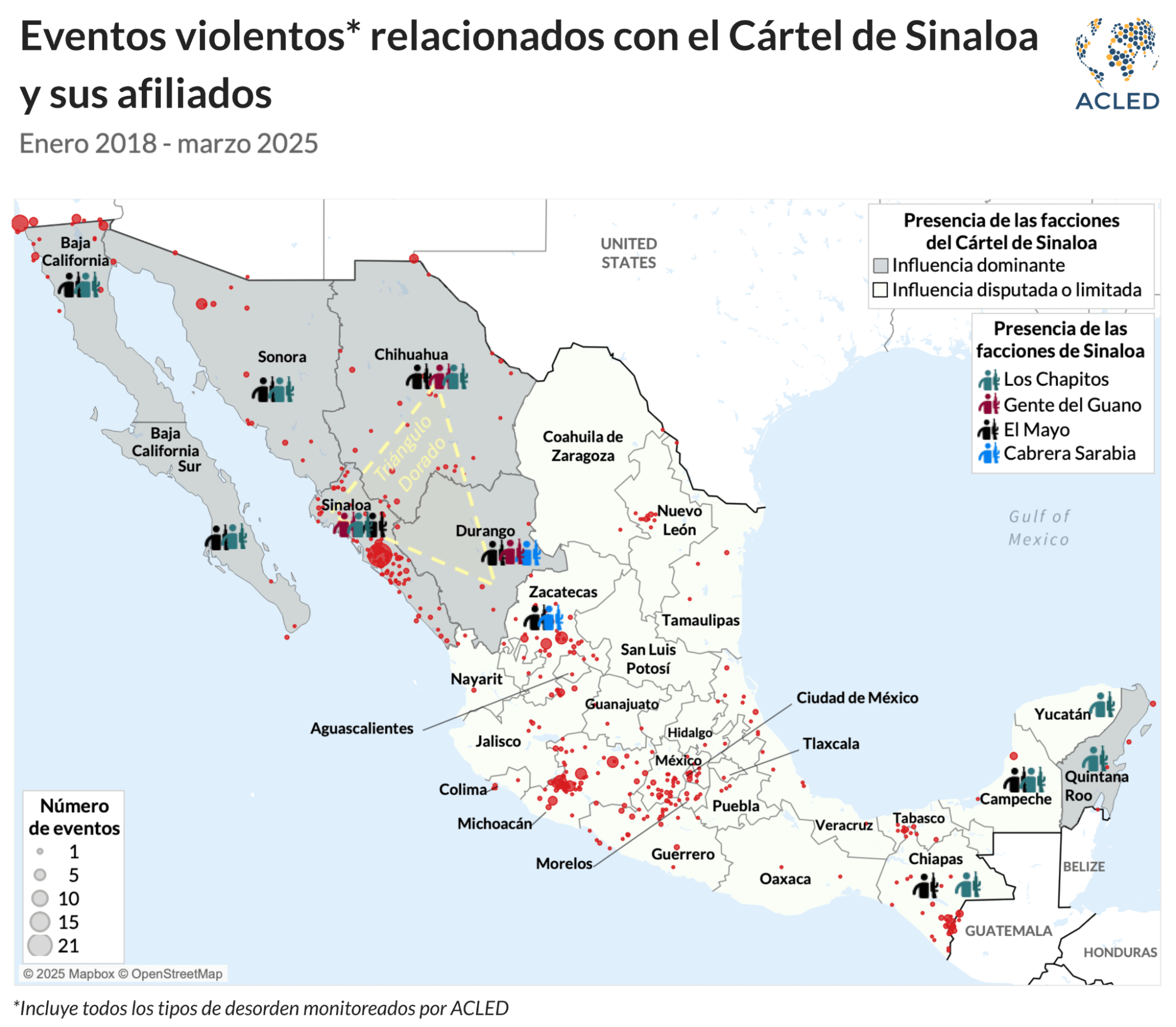 Map 4 - Cómo la fractura del Cártel de Sinaloa está redibujando el mapa del crimen en México