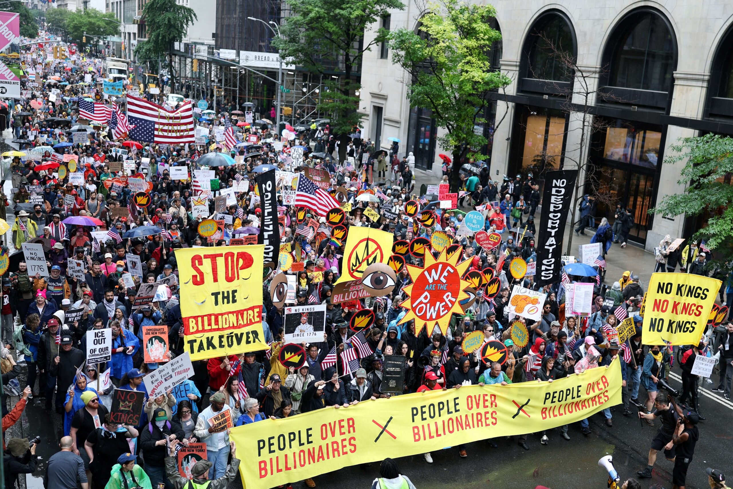 Photography - “No Kings” demonstrations in the United States