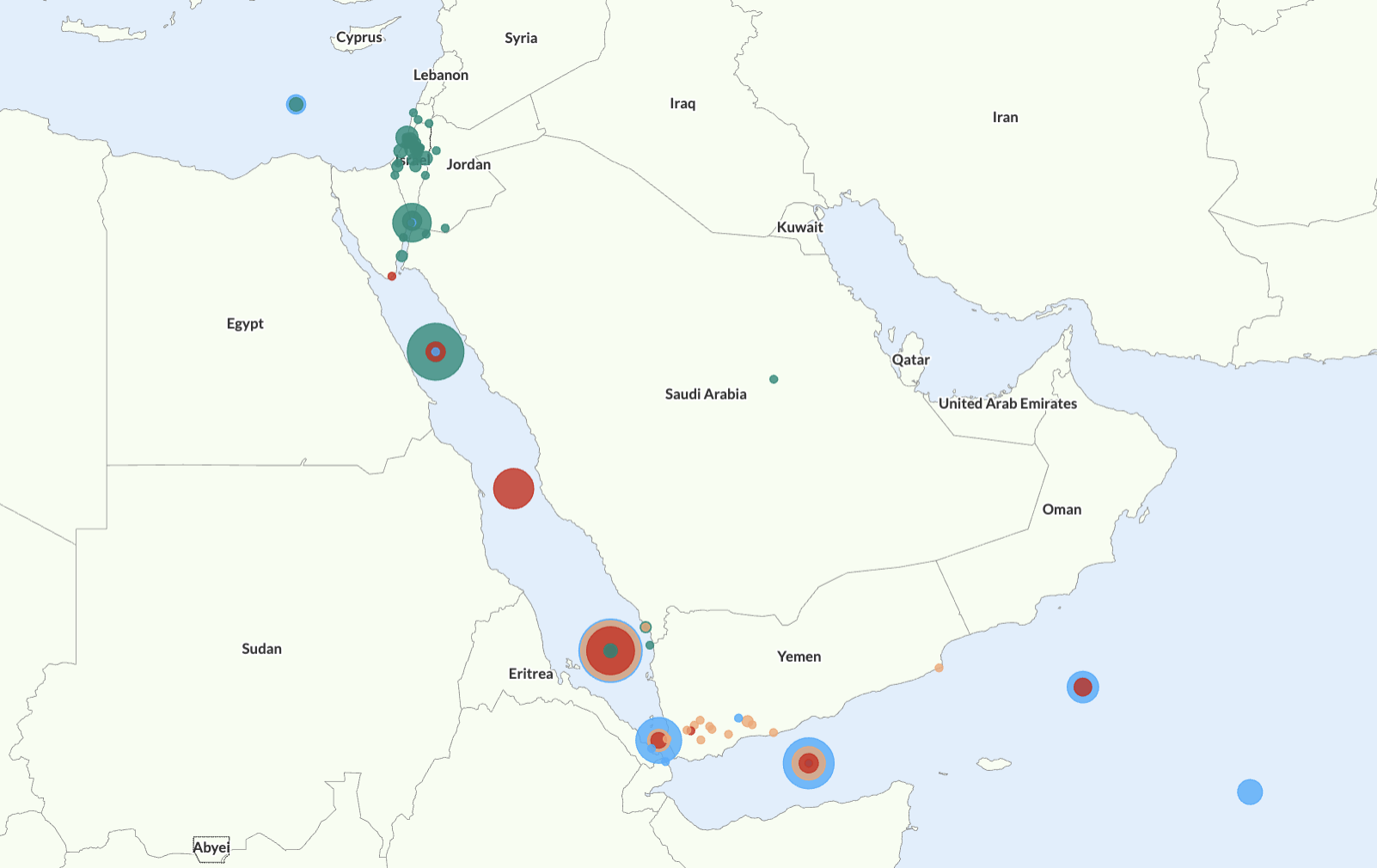 Map - Featured image - A Red Sea hall of mirrors: US and Houthi statements vs. actions