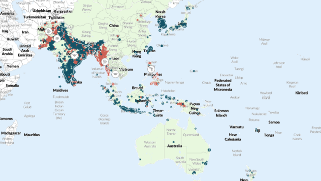 Map - Regional Overview Asia-Pacific July 2025