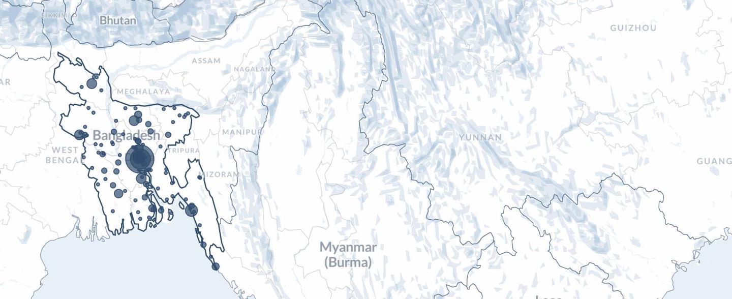 ACLED Explorer - bangladesh - banner