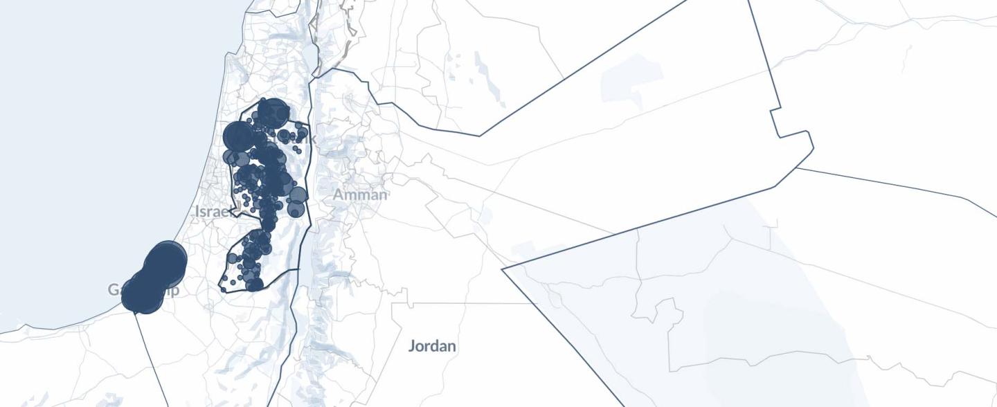 ACLED Explorer - Palestine - banner