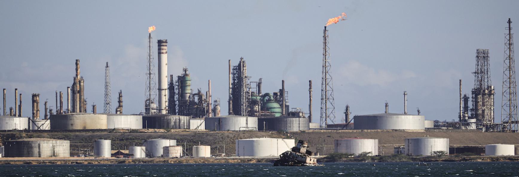 View of the Amuay refinery in Venezuela on 23 January 2026. Photo by Jesus Vargas/picture alliance via Getty Images