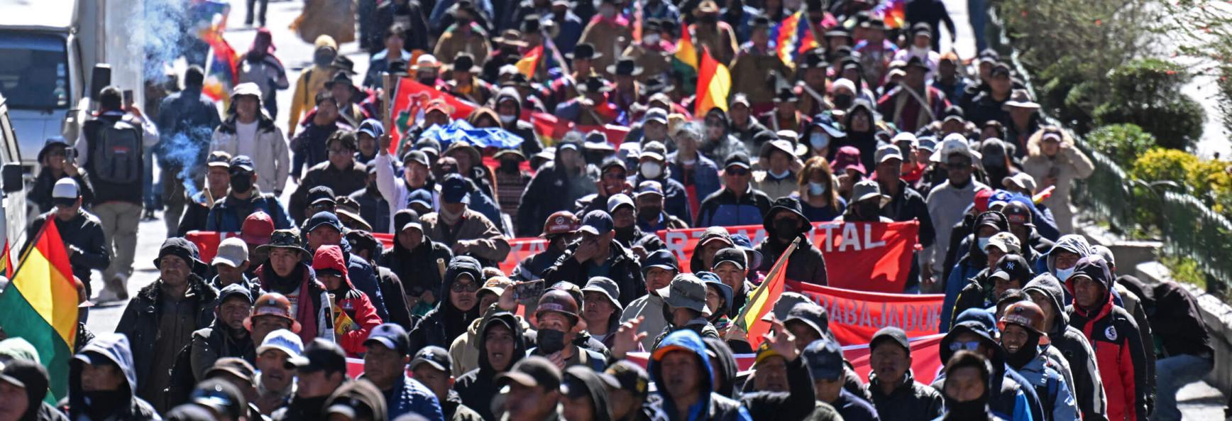 Demobilization or pause? Bolivian cross-sectoral demonstrations ease but may re-escalate