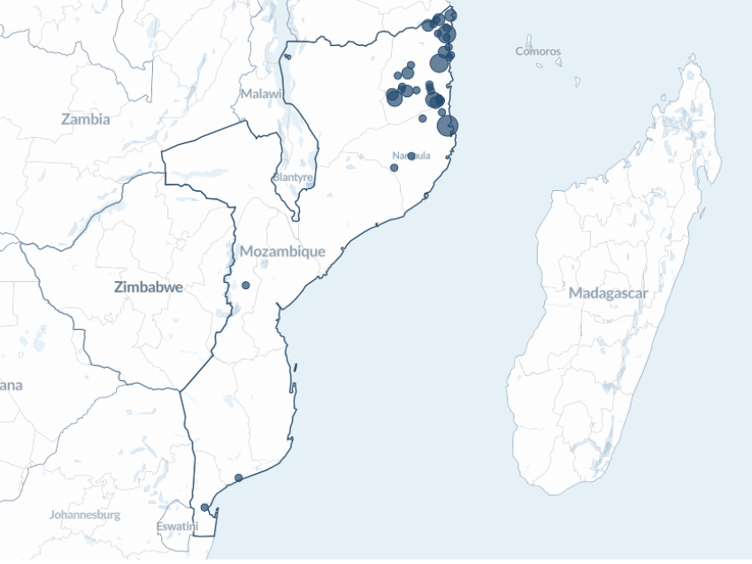 mozambique map