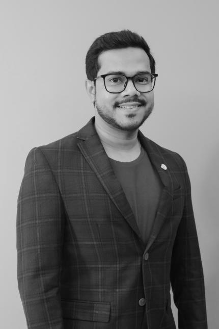 Headshot, Indrajit Sharma, South Asia Research Manager