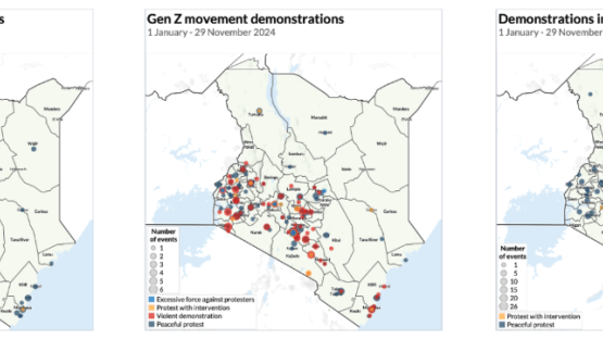 Map - Despite a crackdown on Gen Z demonstrations, dissent persists in Kenya