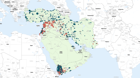 Map - Middle East Overview: September 2025