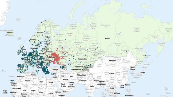 Map - Europe and Central Asia Overview: September 2025