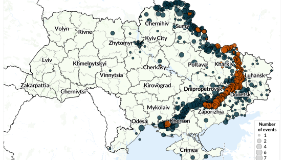 Political violence events in Ukraine 23-29 May 2026
