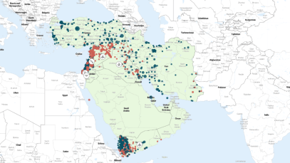 Map - Middle East Overview: September 2025