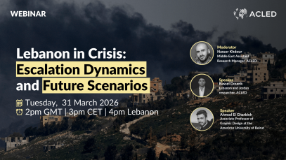 Webinar | Lebanon in Crisis: Escalation Dynamics and Future Scenarios