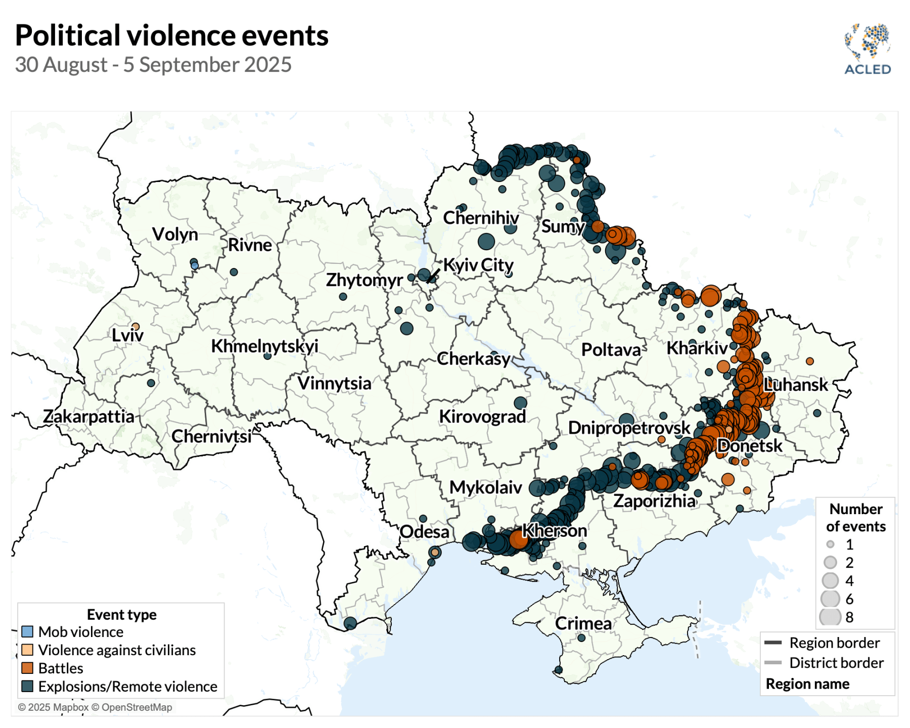 Ukraine war situation update: 30 August &ndash; 5 September 2025