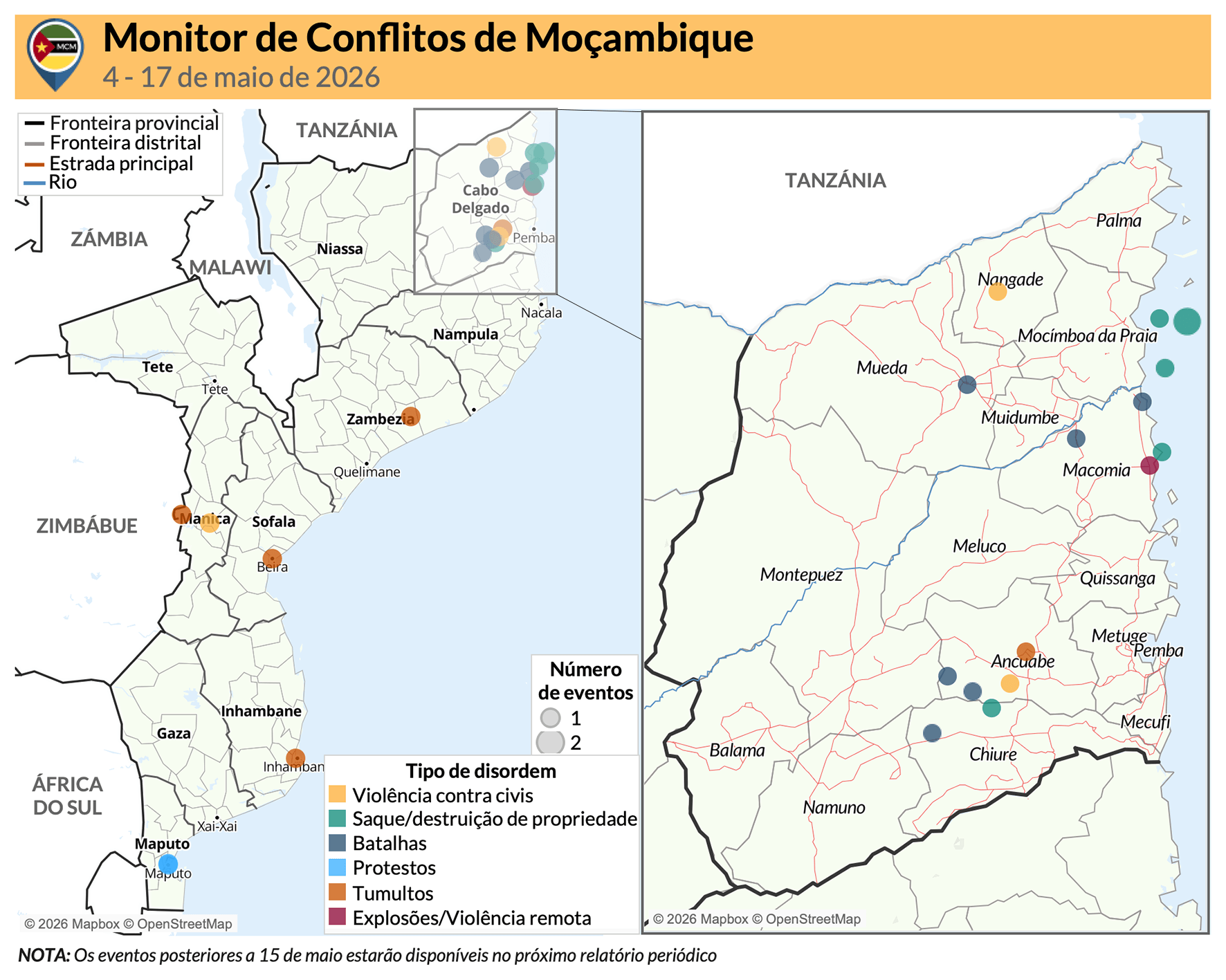Mozambique conflict monitor overview PT
